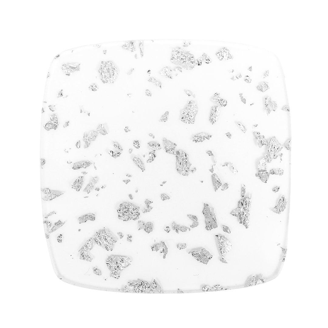 1/8" Silver Metallic Flakes Glitter Cast Acrylic Sheets - Acrylic Sheets