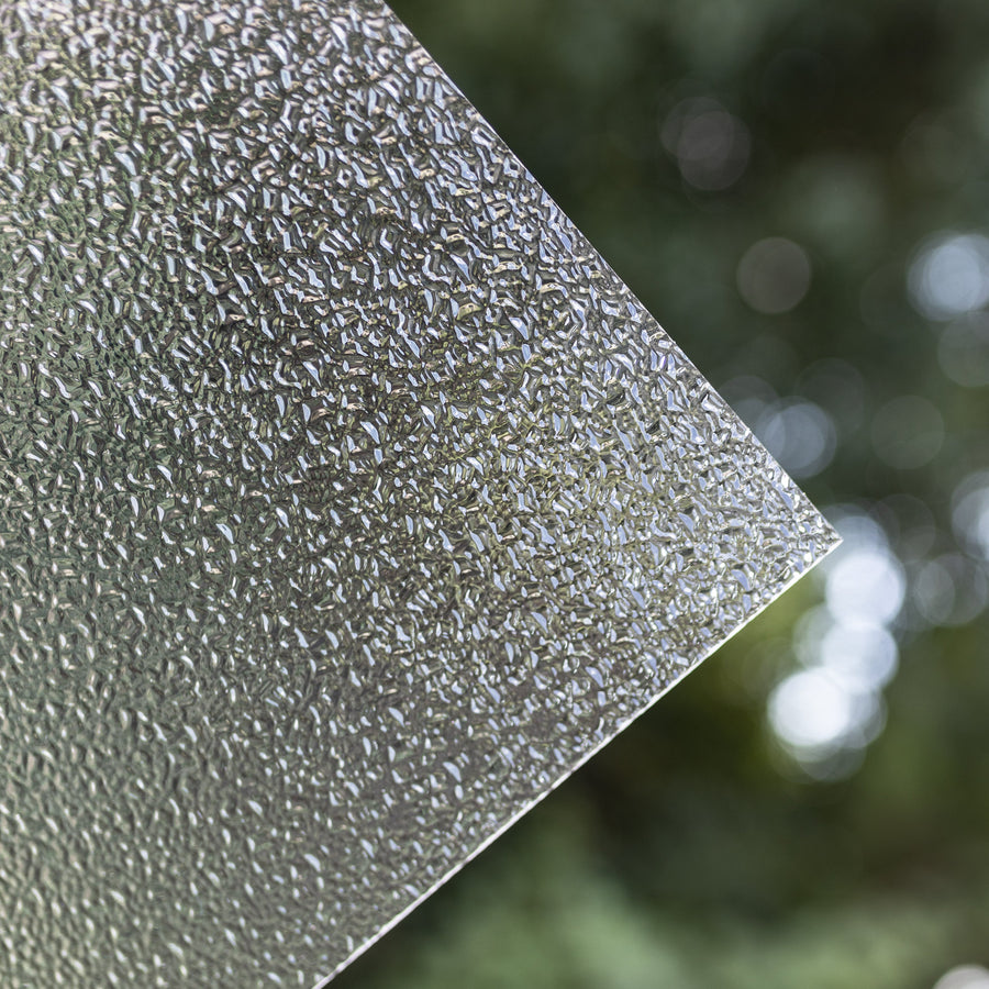 1/8" Snake Skin Clear Textured Cast Acrylic Sheets - Acrylic Sheets