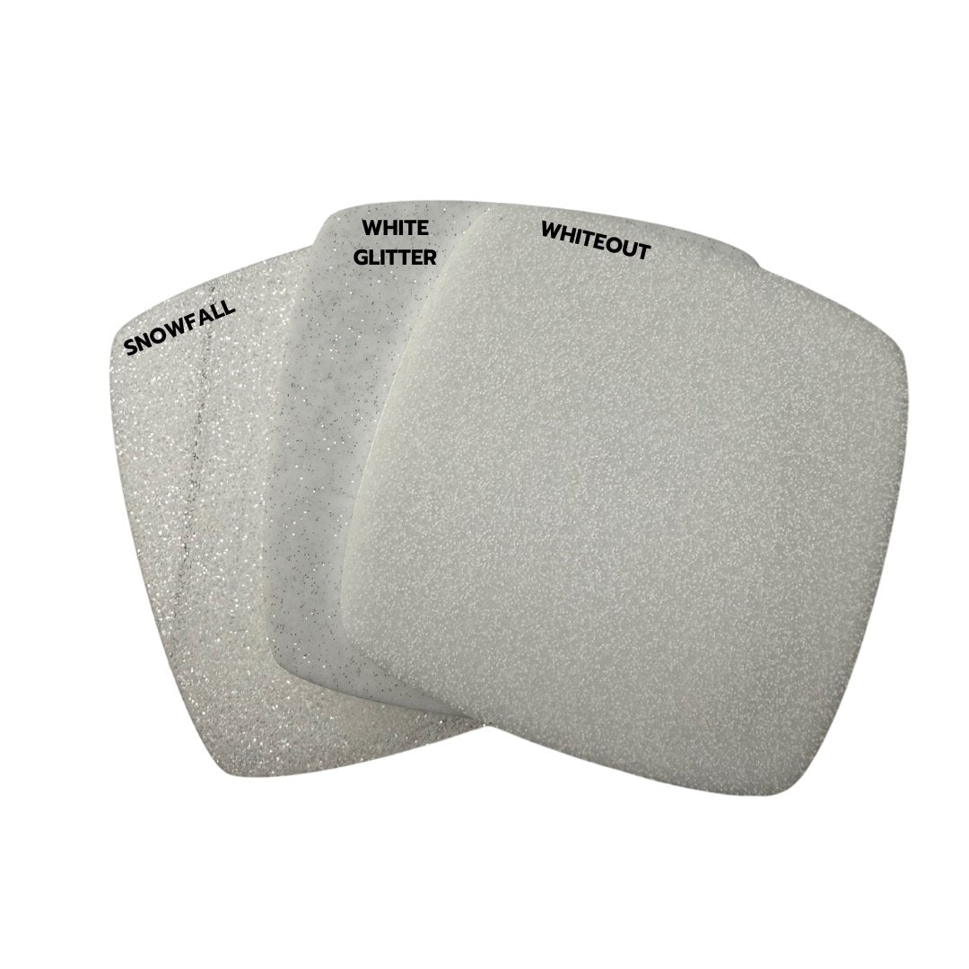 1/8" Snowfall Glitter Cast Acrylic Sheets - Acrylic Sheets