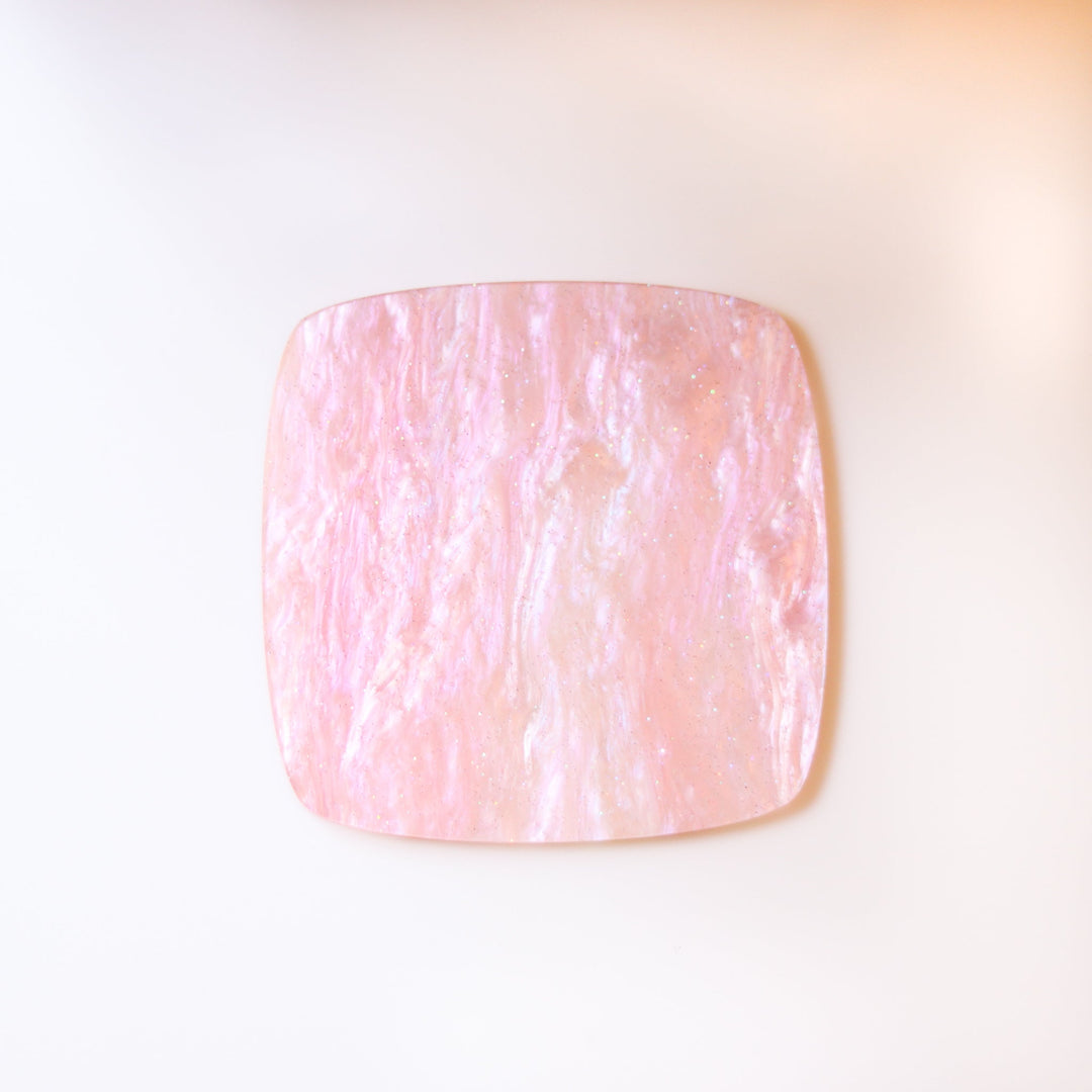 1/8" Soft Pink Marbled Glitter Acrylic Sheet - Acrylic Sheets