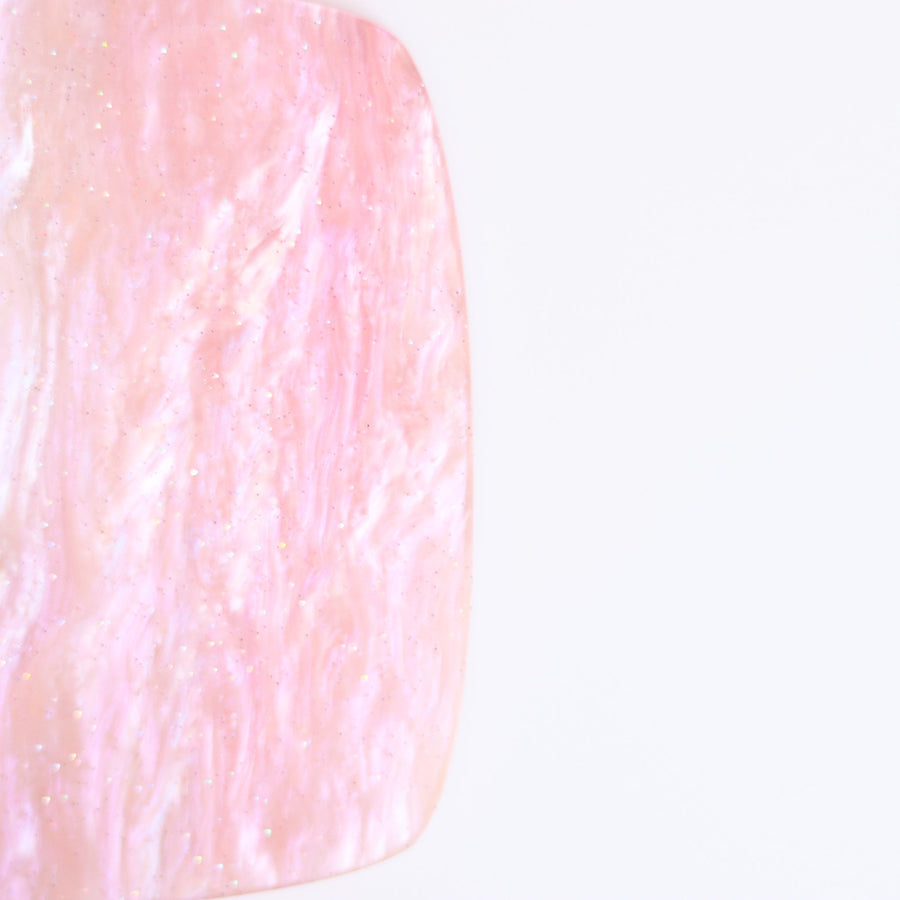 1/8" Soft Pink Marbled Glitter Acrylic Sheet - Acrylic Sheets