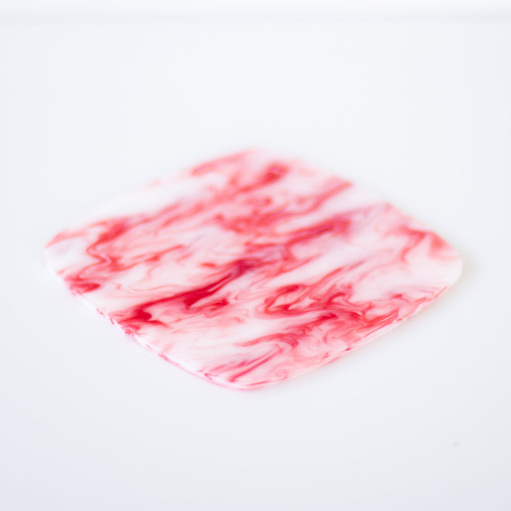 1/8" Strawberry Creme Swirl Acrylic Sheet - Acrylic Sheets
