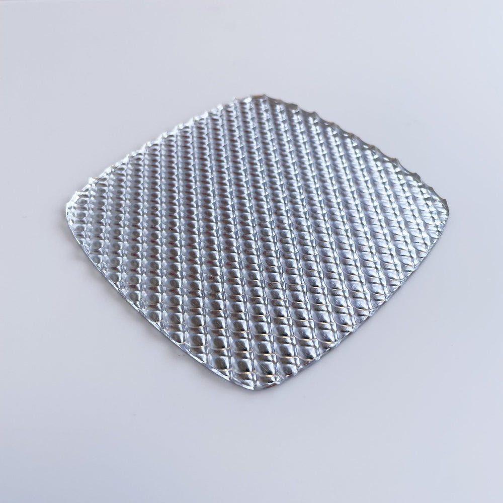 1/8" Textured Silver Mirror Extruded Acrylic Sheets - Acrylic Sheets