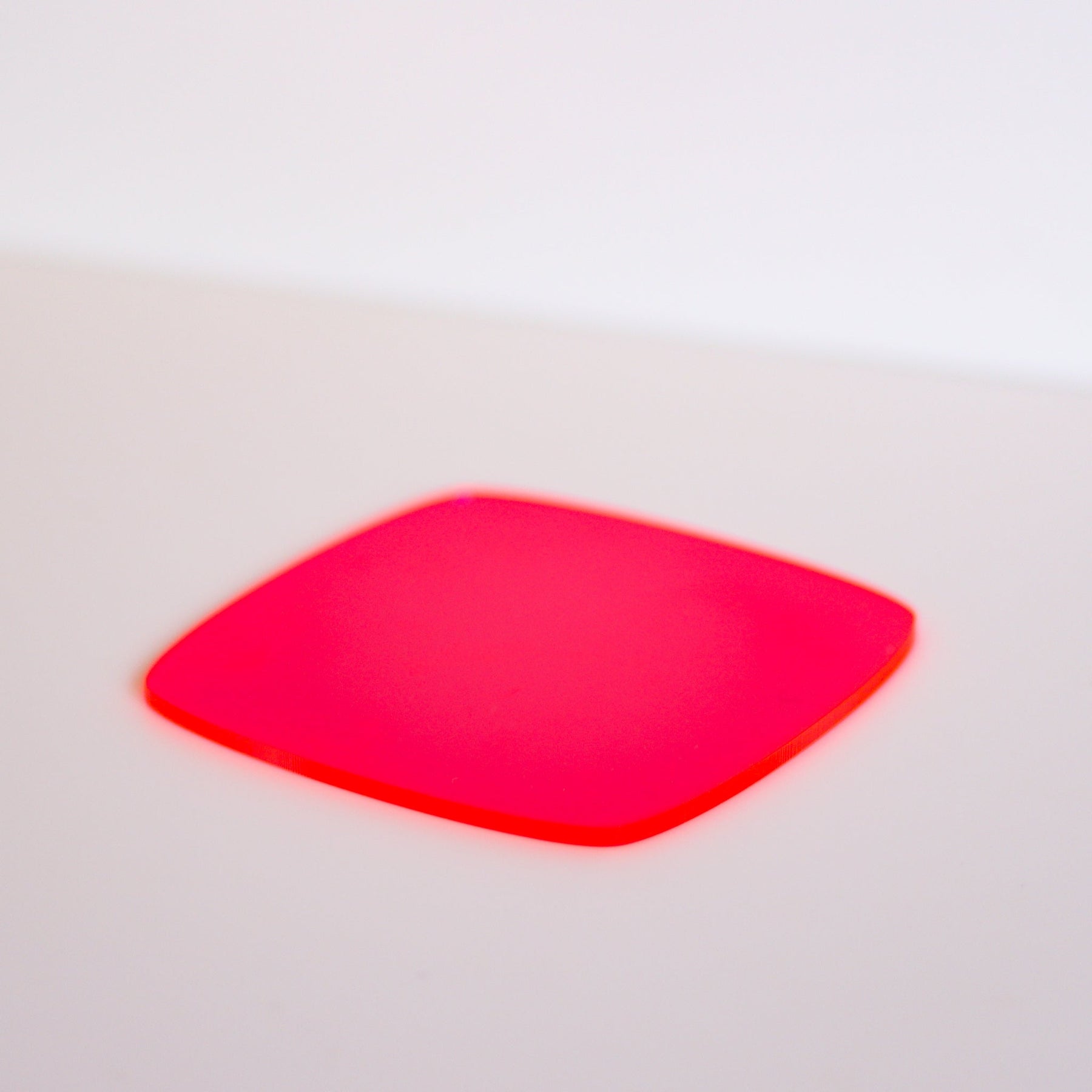 Transparent Fluorescent Pink Cast Acrylic Sheets