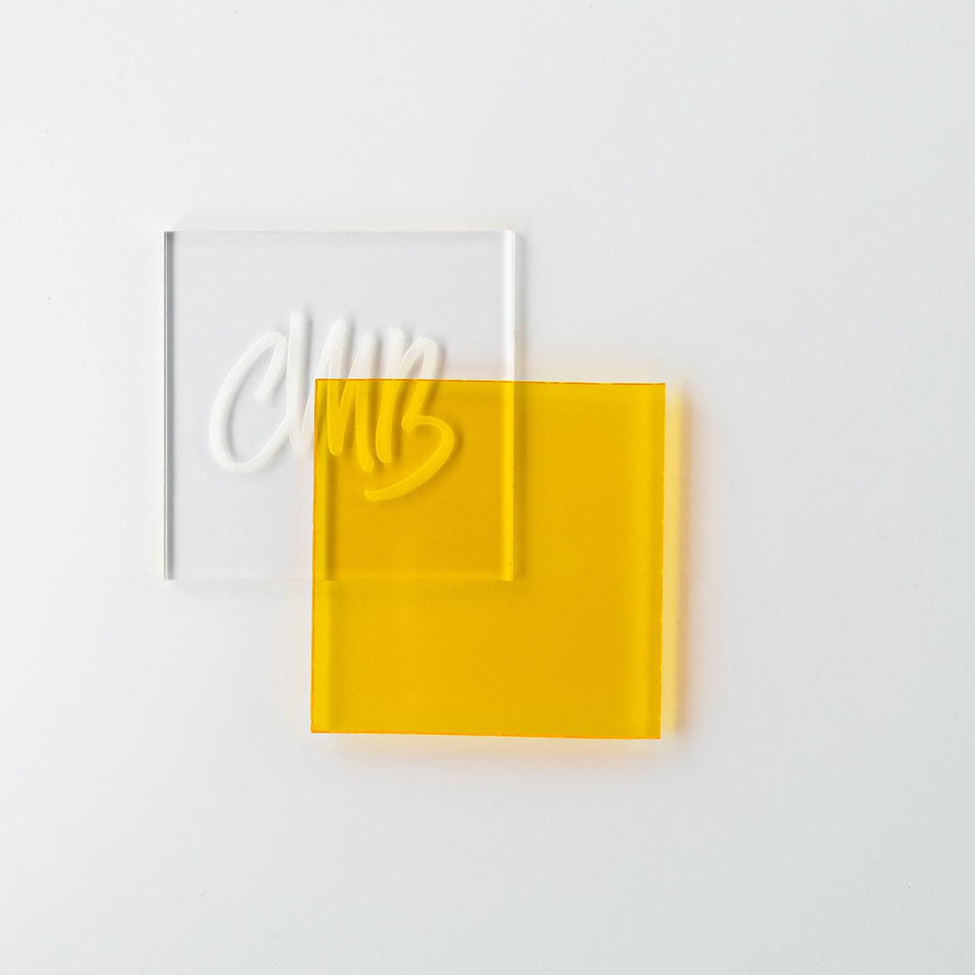 1/8" Transparent Yellow Acrylic Sheet - Acrylic Sheets