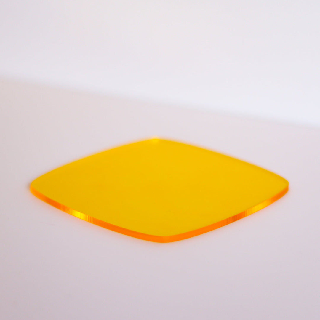 1/8" Transparent Yellow Acrylic Sheet - Acrylic Sheets