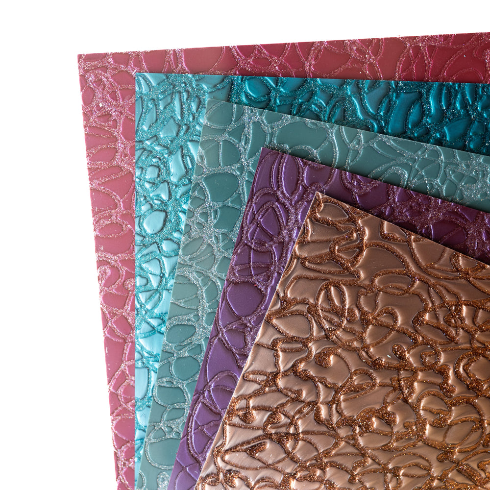 1/8" Turquoise Crackle Cast Acrylic Sheets - Acrylic Sheets