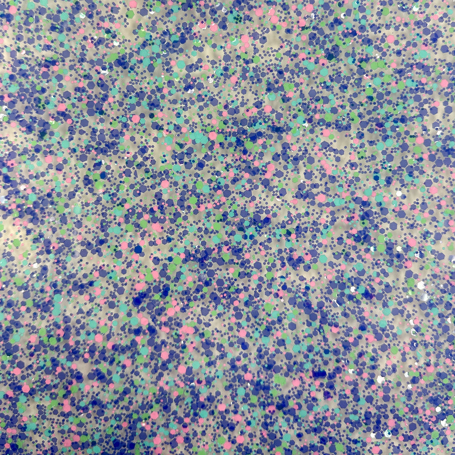 1/8" Unicorn Hugs Glitter Dots Cast Acrylic Sheets - Acrylic Sheets