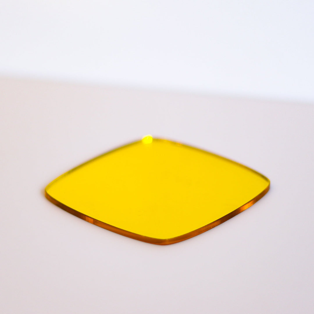 Yellow Mirror Acrylic Sheets - CMB Mirror Acrylic Sheets - Local Plastics Supplier