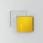 1/8" Yellow Mirror Acrylic Sheets - Acrylic Sheets