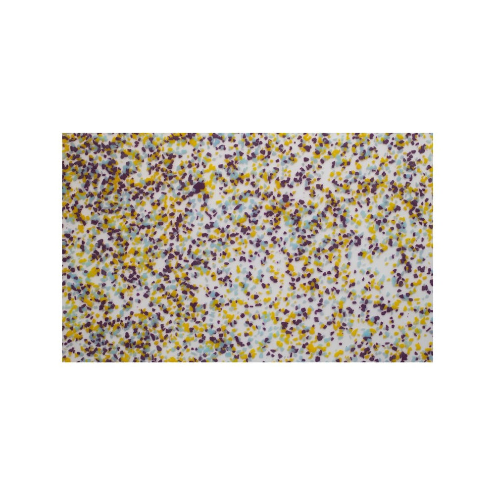 1/8" Yellow & Purple Terrazzo Confetti Cast Acrylic Sheets - Acrylic Sheets