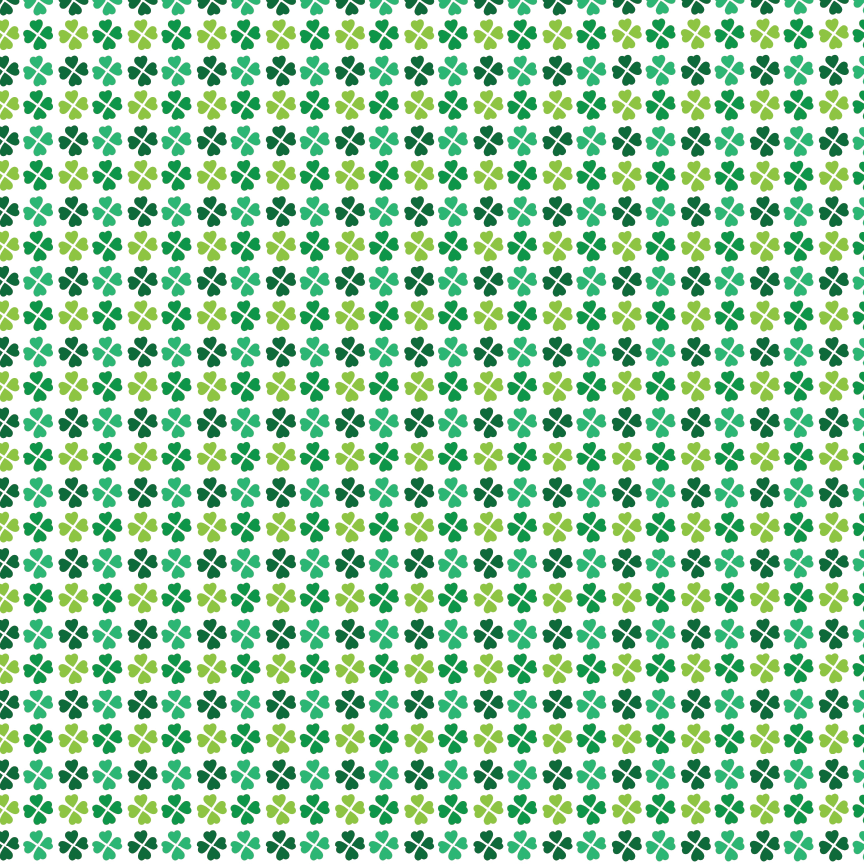4 Leaf Clovers Geometric Pattern Acrylic Sheets