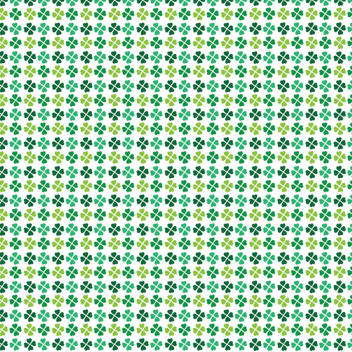 4 Leaf Clovers Geometric Pattern Acrylic Sheets
