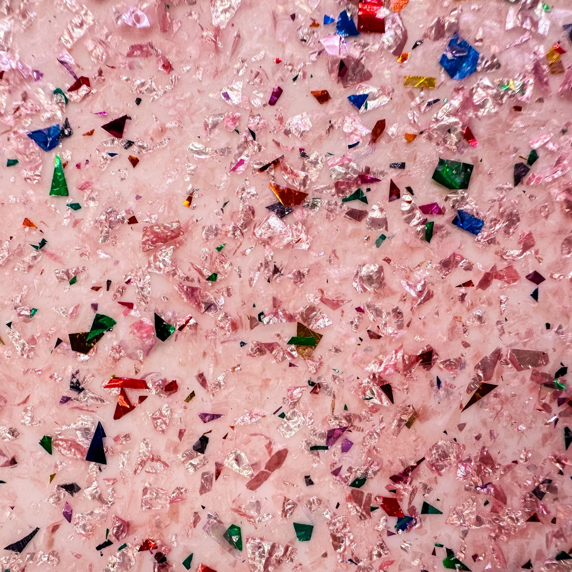 5/32" Princess Confetti Crystal Flake Cast Acrylic Sheets - Acrylic Sheets