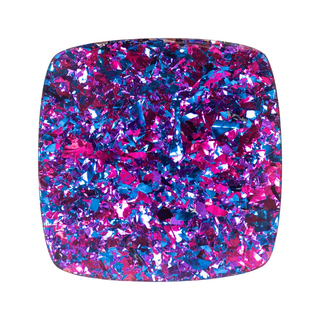 5/32" Rave Party Chunky Flake Glitter Cast Acrylic Sheets - Acrylic Sheets