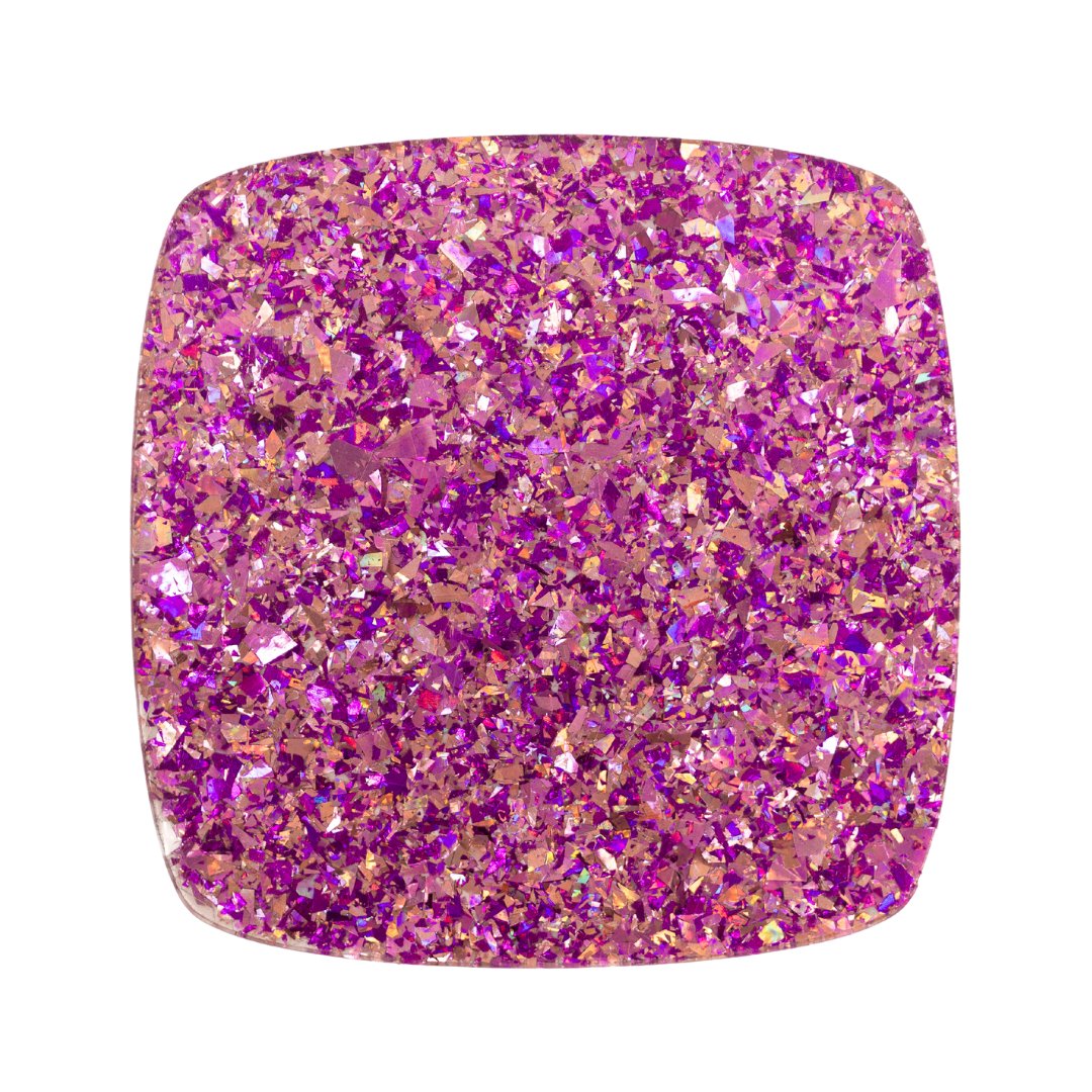 5/32" Valentines Purple Chunky Flake Glitter Cast Acrylic Sheets - Acrylic Sheets