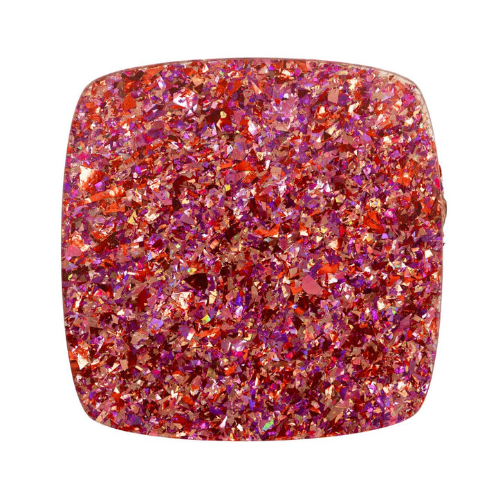 5/32" Valentines Red Chunky Flake Glitter Cast Acrylic Sheets - Acrylic Sheets