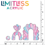 90's Baby Fairy Hair Pattern Acrylic Sheet - CMB Pattern Acrylic