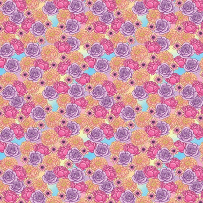90's Baby Floral Pattern Acrylic Sheet - CMB Pattern Acrylic