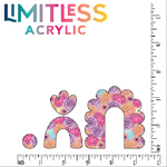 90's Baby Floral Pattern Acrylic Sheet - CMB Pattern Acrylic