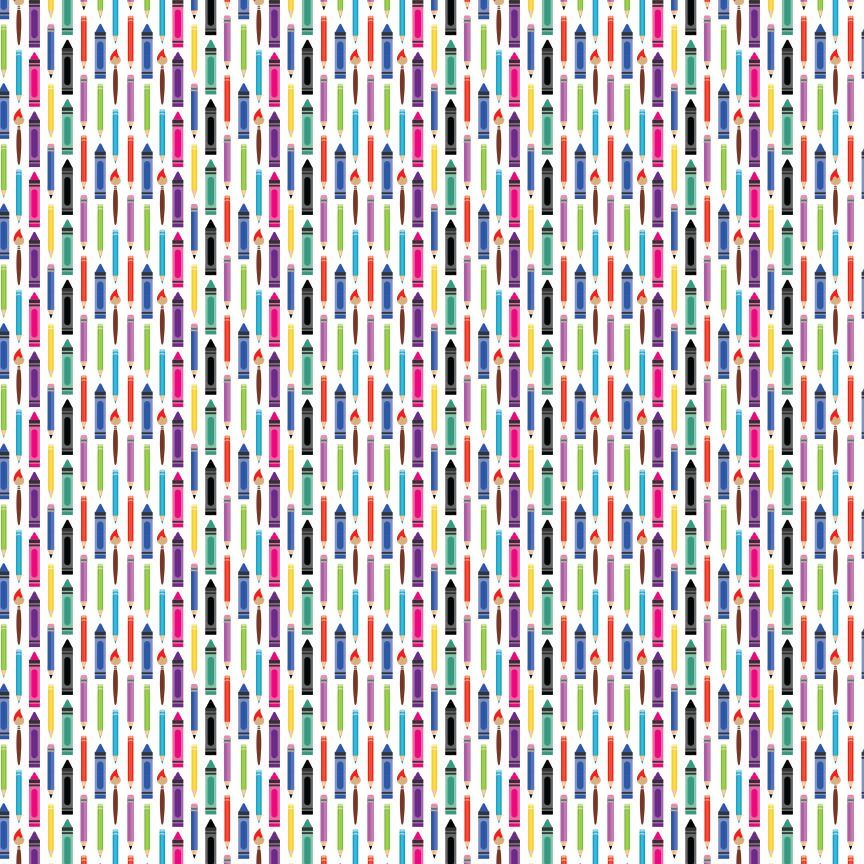 P0277 | Crayons Pattern Acrylic Sheet – Custom Made Better