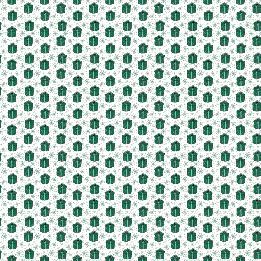 P1024 | Green Gifts Pattern Acrylic Sheets