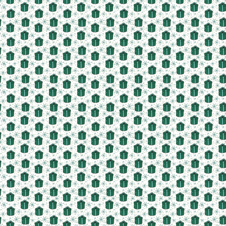 Green Gifts Pattern Acrylic Sheets
