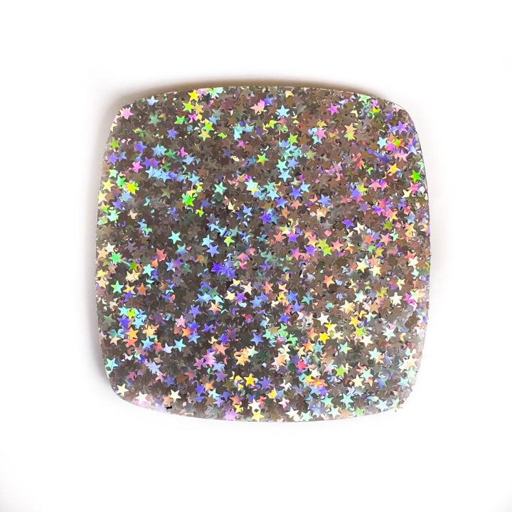 1/8" Chunky Stars Glitter Cast Acrylic Sheets