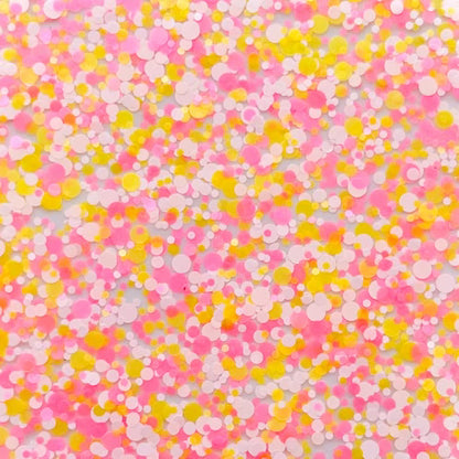 Good Vibes Glitter Dots Cast Acrylic Sheets - CMB Glitter Acrylic Sheets - Local Plastics Distributor - Wholesale Plastics