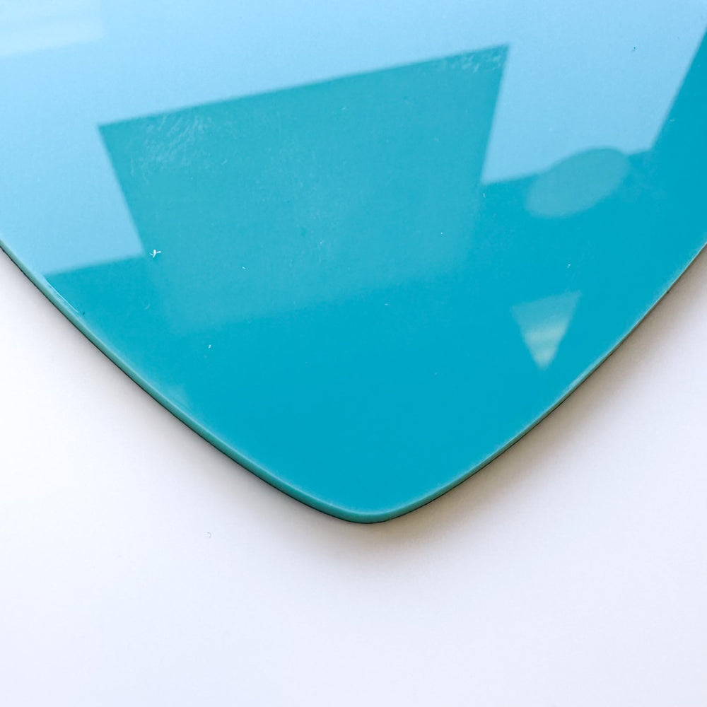 Bright Teal Cast Acrylic Sheets - CMB Colored Acrylic Sheets - Local Plastics Distributor