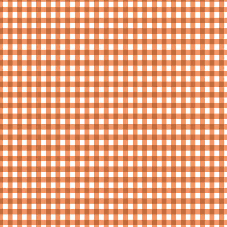 Orange Checkered 2 Pattern Acrylic Sheets