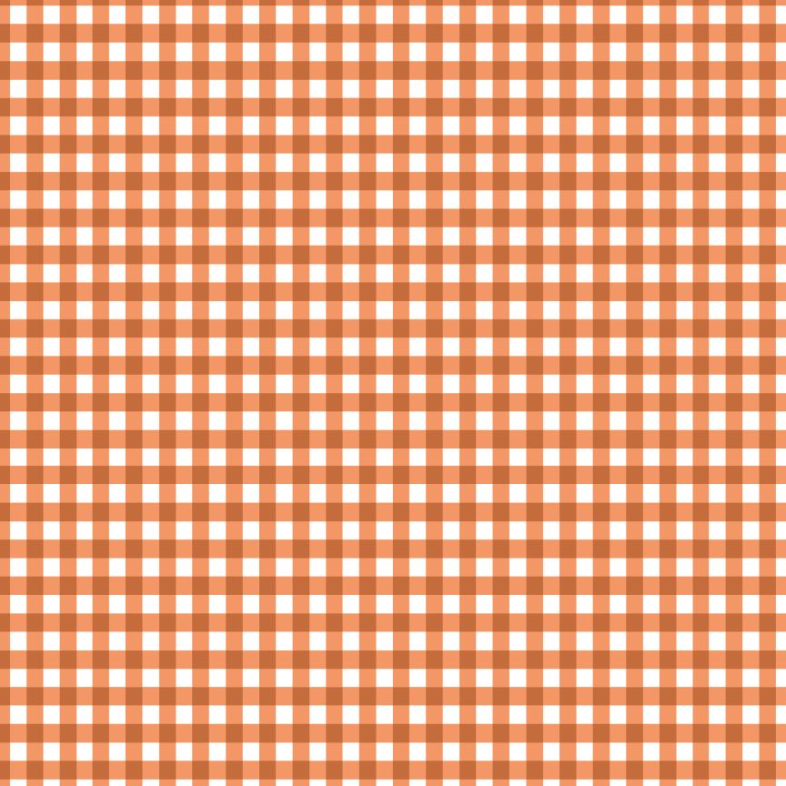 P0629 | Orange Gingham  Pattern Acrylic Sheets