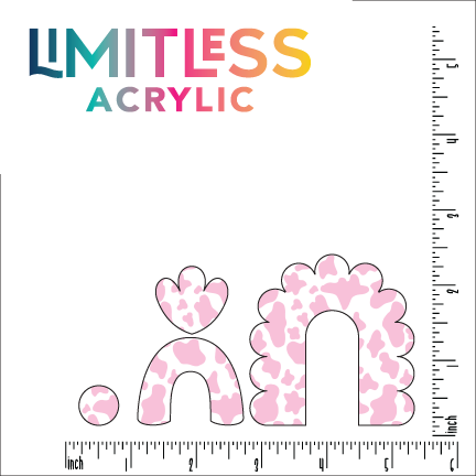 P0273 | Cow Print- Pink Pattern Acrylic Sheet