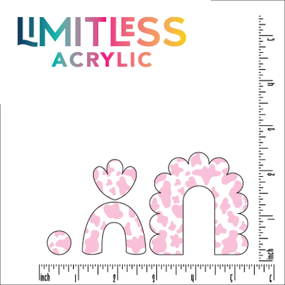 P0273 | Cow Print- Pink Pattern Acrylic Sheet