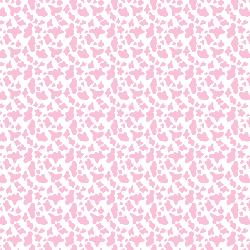 Cow Print- Pink Pattern Acrylic Sheet