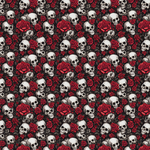 Roses & Skulls Pattern Acrylic Sheets  -  CMB Pattern Sheets - Local Plastic & Wholesale Acrylic Sheets Supplier