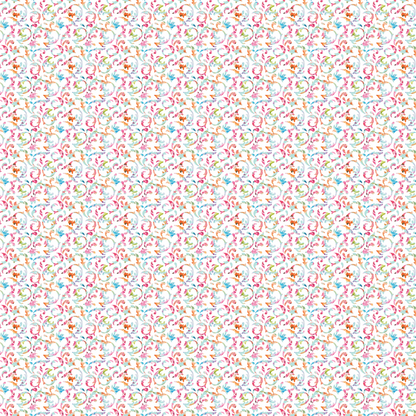 P0734 | Spring Swirly Scripts Pattern Acrylic Sheets