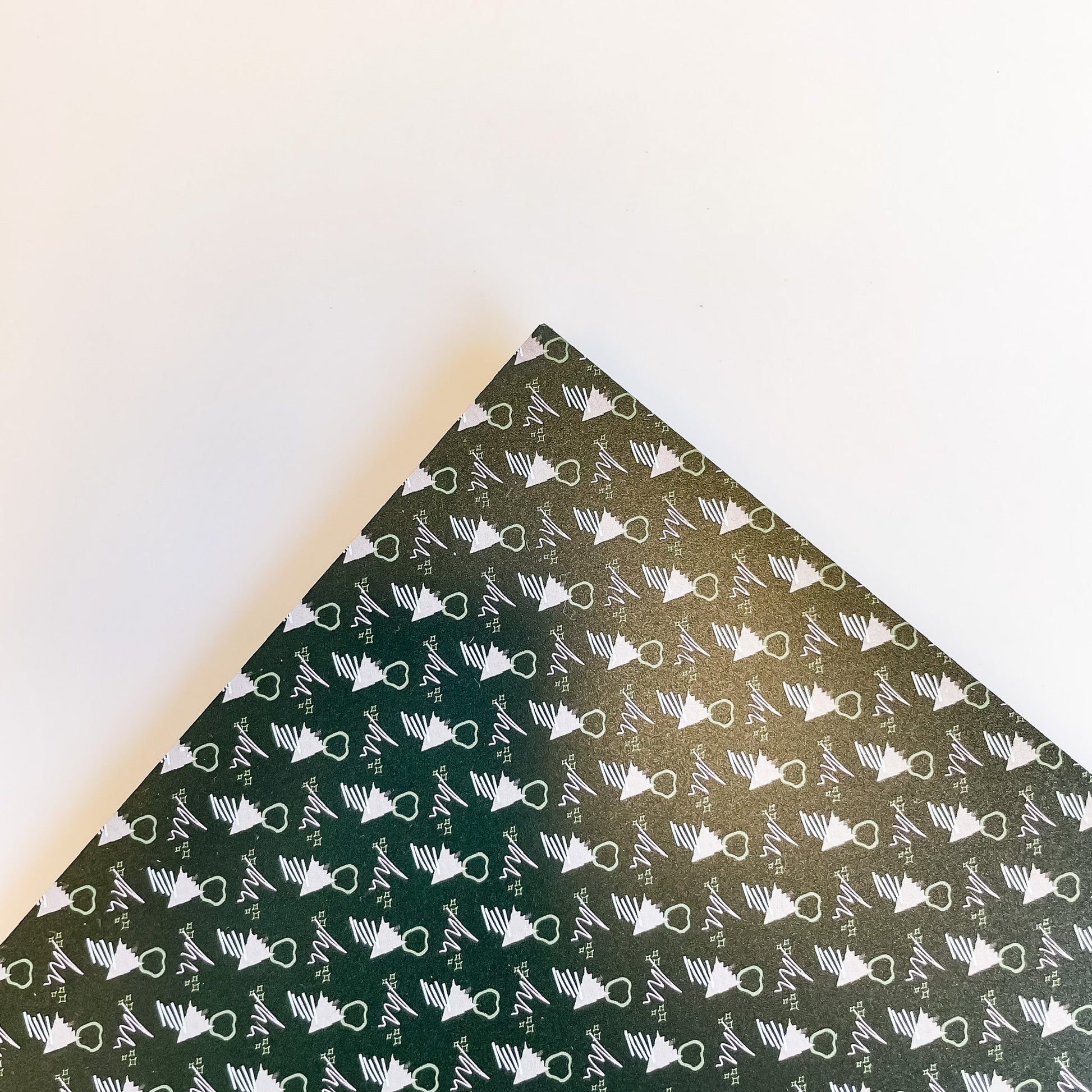 Abstract Evergreen Christmas Trees Pattern Acrylic Sheet - CMB Pattern Acrylic