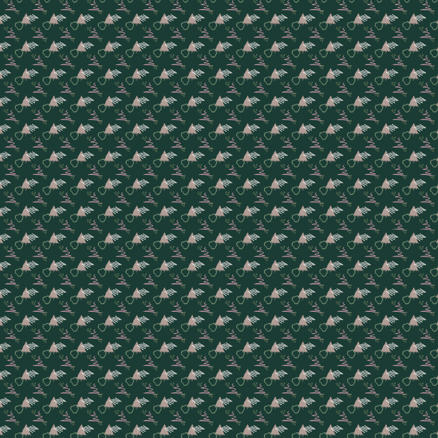 Abstract Evergreen Christmas Trees Pattern Acrylic Sheet - CMB Pattern Acrylic
