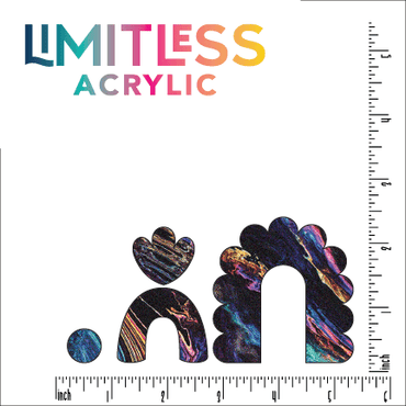 Abstract Faux Reflective Pattern Acrylic Sheet - CMB Pattern Acrylic