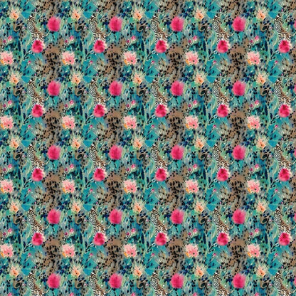 Abstract Floral Leopard Pattern Acrylic Sheet - CMB Pattern Acrylic