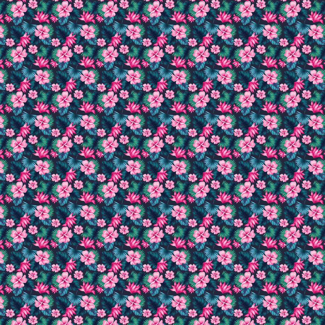 Aloha Midnight Pattern Acrylic Sheets - CMB Pattern Acrylic