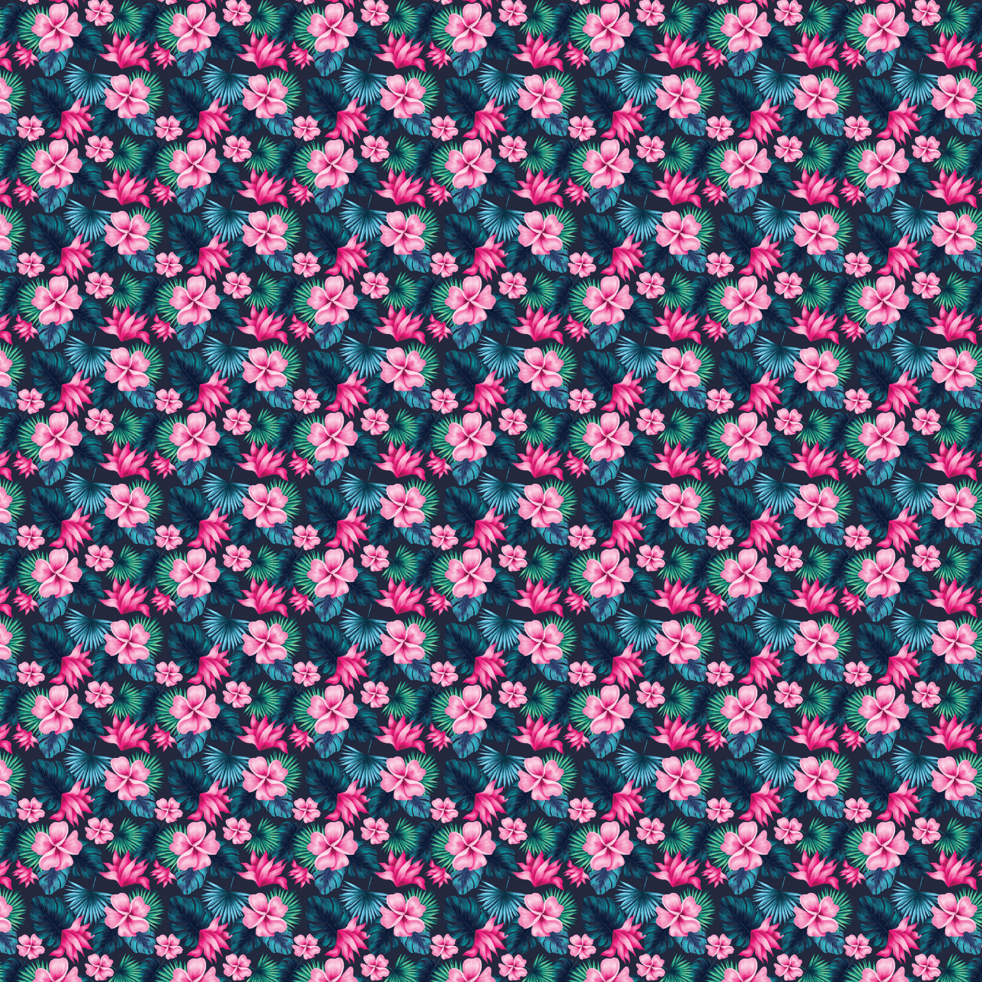 Aloha Midnight Pattern Acrylic Sheets - CMB Pattern Acrylic