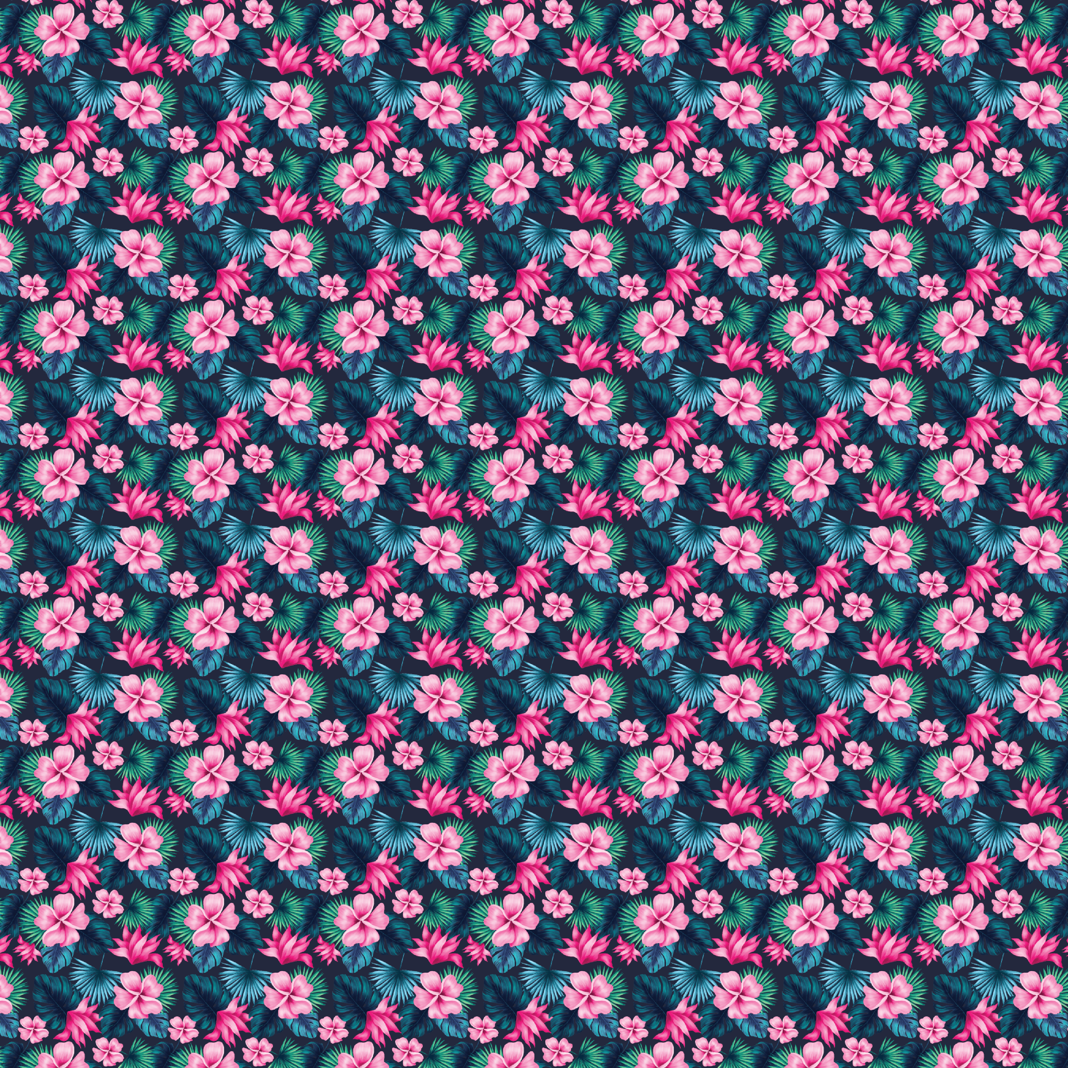 Aloha Midnight Pattern Acrylic Sheets - CMB Pattern Acrylic