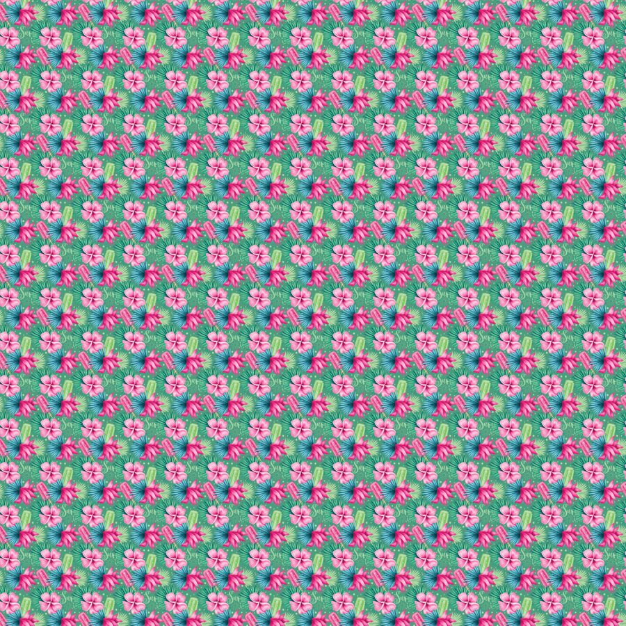 Aloha Popsicles Pattern Acrylic Sheets - CMB Pattern Acrylic