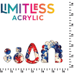 American Democrazy Pattern Acrylic Sheets - CMB Pattern Acrylic