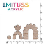 Ash Wood Pattern Acrylic Sheet - CMB Pattern Acrylic
