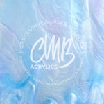 Baby Blue Marbled Glitter Cast Acrylic | Marbled Acrylic Sheet | CMB Acrylic