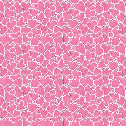 Battenburg Pink Lace Hearts Pattern Acrylic Sheets - CMB Pattern Acrylic