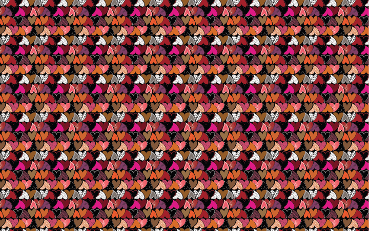 Be My Valentine Pattern Acrylic Sheet - CMB Pattern Acrylic